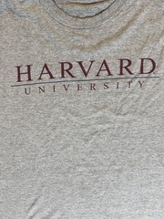 Gear For Sports Big Cotton Vtg 90s Harvard University NCAA College Tshirt Men XL
