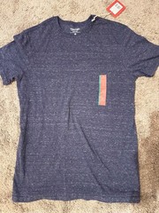 NEW Mossimo Supply Co Mens Xavier Blue Short Sleeve Tee Shirt Size M Medium