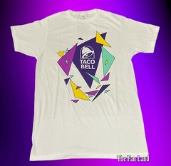 New Taco Bell White Vintage Men’s Retro T-Shirt