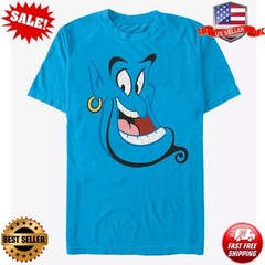 Disney Aladdin Genie Face T-Shirt S-5XL FREE SHIPPING
