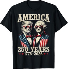 Vintage Trump Washington 250 Years America Anniversary 250th T-Shirt