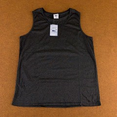 Spicy Tuna Mens Size Medium Charcoal Heather UPF 40+ Breathable Tank Top NWT