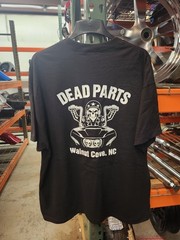 DeadPartsMC Dead Parts MC T-Shirt Motorcycle Helmet Skeleton Rider
