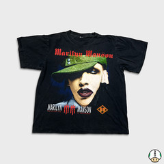 Vintage 2003 Marilyn Mason T Shirt Mens Medium The Golden Age of Grotesque Band
