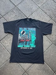 Vintage 1991 Rolling Thunder POW-MIA New York City T-Shirt Screen Stars Best