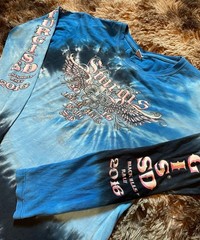 Sturgis Black Hills Rally 2016 Long Sleeve Tie Dye Graphic T-Shirt