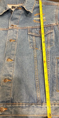 Vtg Med Wt Denim Waist Jacket-Never Worn-Won At Horse Show Mens Large