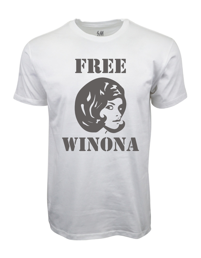 90s FREE WINONA GRAPHIC WHITE T-SHIRT
