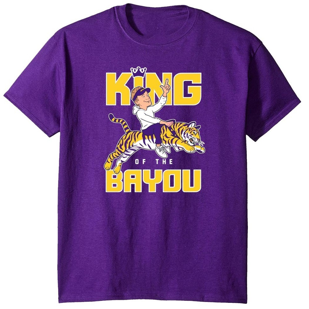 Lane Kiffin King Bayou LSU Shirt T-Shirt