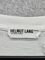 Helmut Lang Shirt Mens XL White Adrienne Salinger Photo Graphic Long Sleeve Tee