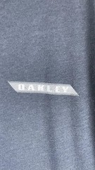 Oakley Shirt Mens Large Black Small Front Back Logo Graphic Tee Outdoor Sports