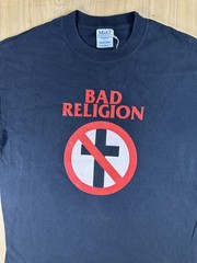 Vintage 90s Bad Religion tshirt large 100% cotton punk hardcore heavyweight