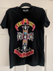 Vintage Guns And Roses Rock Band T-shirt 2000s Size S (T13)