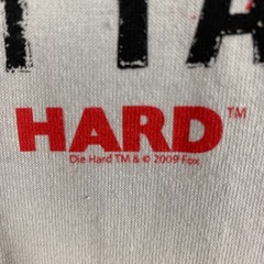 Vintage 2009 Die Hard Grey Movie Promo T Shirt 2000s Y2K Yippee Ki Yay XL