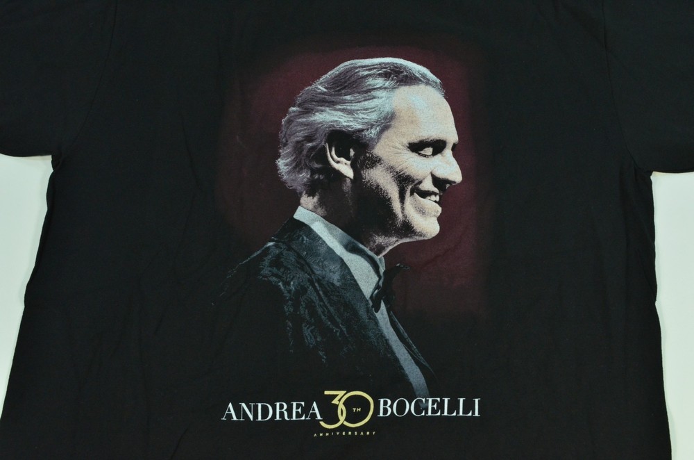 Andrea Bocelli 2024 Tour Andrea Bocelli 30th Anniversary Tour Shirt Large New