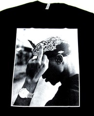 2Pac T-shirt TUPAC SHAKUR Rap Hip Hop Tee Adult Black Tee New