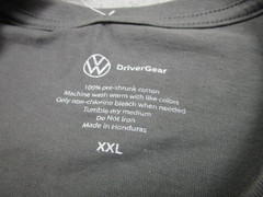 Volkswagen GTI Shirt Mens 2XL Gray Stick Manual Driver VW MK7 MK6 Golf