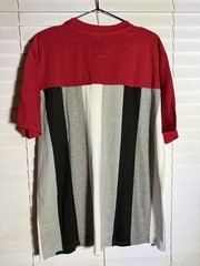 Ecko Unltd. Men’s L Red/Gray/Black/White Colorblock Graphic Crew Neck T-Shirt