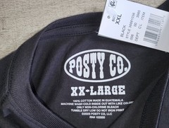 Posty Co Post Malone Country Music Black Graphic T Shirt Jr Adult Size XXL L NWT