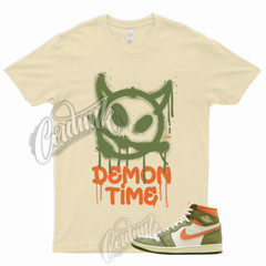 DTIME T Shirt for 1 High Celadon Sky J Light Olive Bright Mandarin Coconut Milk