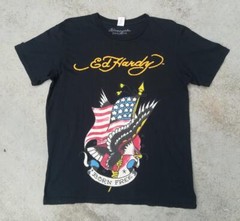 Ed Hardy Band Born Free Black Unisex Heaven Cotton Tshirt Reprint S-5XL KH5300