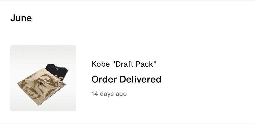 Kobe “Draft Pack” Men’s Basketball T-Shirt, Men’s Medium