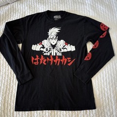 Naruto W/Symbols/Words Shippuden LST Black T-shirt Med Uni by Ripple Junction