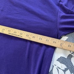 Vintage Russell Athletic NuBlend Henley Shirt Purple Mens XXL Blank 2000s Y2K