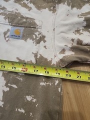 Carhartt Pocket T Shirt Mens Tag S Tie Dye Acid Wash Brown Distressed Grunge