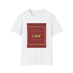 My Hero Crown Illustration T-Shirt | Royal Red Gold Design