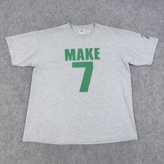 AAA Vintage Y2K Make 7 Up Yours Commercial Promo T-Shirt Fits Men’s Size XL Gray