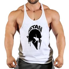 Men Tank Top Bodybuilding Gym Workout Fitness Cotton Sleeveless Stringer Vest