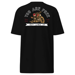 Blaze Media (LOT OF 2) You are Free & America First T-Shirts Mens Medium *NEW*