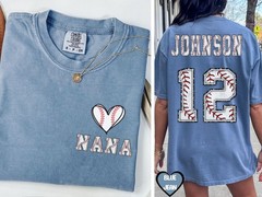 Baseball mom shirt comfort colors Tball mom custom baseball gift baseball