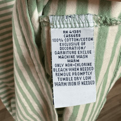 Polo Ralph Lauren Green White Stripe Pocket Tee T-shirt Men’s S excellent prewor