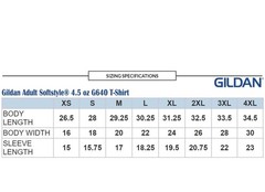 Gildan G640 Adult Softstyle T-Shirt Ringspun Cotton Crew Neck Plain T-Shirt