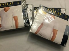 NWT Classic Fit Polo Ralph Lauren Tee T Shirts V or Crew – White or Color Cotton