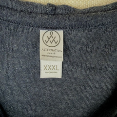 Alternative Brand Facebook Logo Men’s Zipper Hoodie 3XL Blue Lightweight Pockets