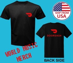 Doordash Food Delivery Men’s Black Size S-5XL