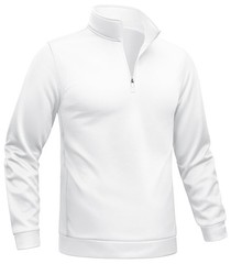 Men’s Quarter Zip Pullover Lightweight Fleece Lined Warm 1/4 Zip Down Sweatshirt