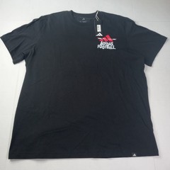 Adidas Men’s Regular-Fit Football Logo Graphic T-Shirt Black Size XL JD8216