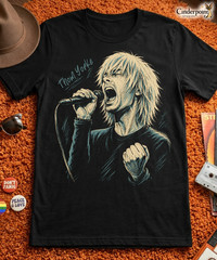 Thom Yorke T-Shirt Original Radiohead Tribute Indie Rock Retro Art Tee XS-5XL
