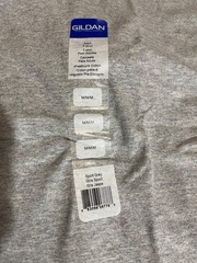 Gildan T-Shirts Lot of 6 NEW Mixed Size Blank Unisex Cotton Adult Tees for Craft