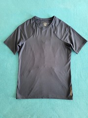 Tommie Copper Compression Shirt Mens 2XL 0873MR Lower Back Support Black