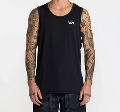 RVCA Men’s Sport Vent SL Performance Tank – Black – New w/Tags