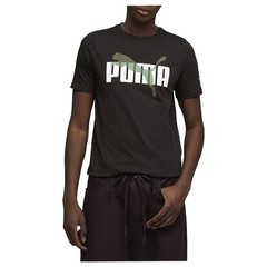 PUMA Intersect Tee Mens Black Casual Tops 68984101