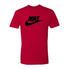 Nike Men’s T-Shirt Logo Swoosh Printed Athletic Active Short Sleeve Shirt