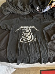 Lot of 5 Metallica T-Shirts Sizes Small, Medium, Large