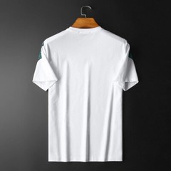 New Fashion Elephant Rhinestone Summer Short Sleeve Luxury Men Trend T-Shirt