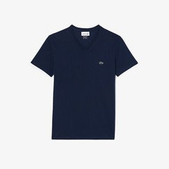 LACOSTE PIMA COTTON V-NECK TEE – TH6710 51